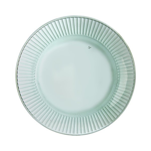 Piatto da dolce verde in vetro ø 21 cm Verde – Orion-image-2