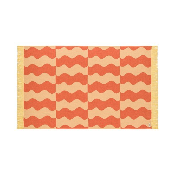 Telo mare giallo/arancione in cotone 100x160 cm Nuno – noo.ma