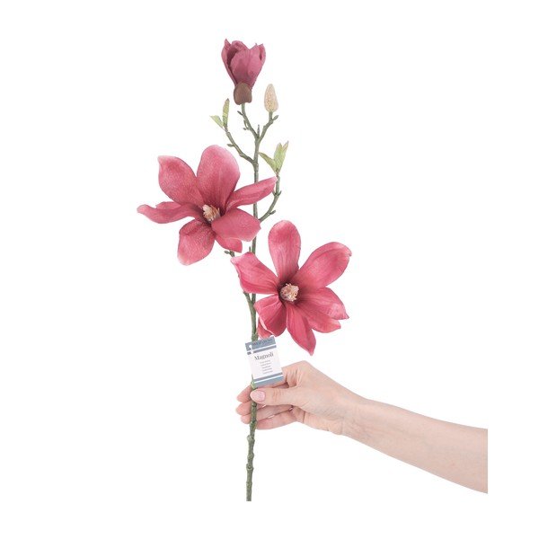 Set di fiori artificiali 10 pz (altezza totale 69 cm) Magnolia – Restilo-image-2