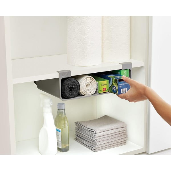 Porta pellicola e alluminio da parete da appendere grigio in plastica CupboardStore – Joseph Joseph-image-1