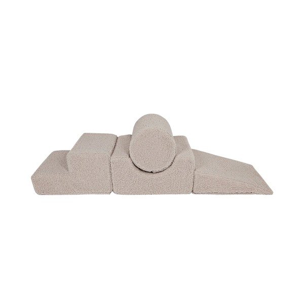 Gioco per psicomotricità grigio in tessuto 4 pz altezza totale 30 cm 45x170 cm Montessori – Meowbaby-image-3