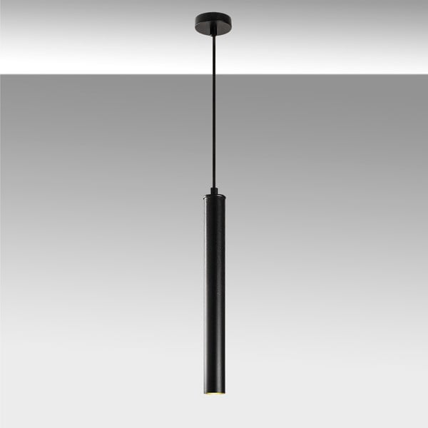 Lampadario nero con paralume in metallo ø 4 cm Best – Opviq lights-image-3