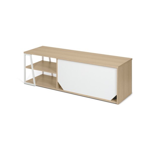 Tavolo TV bianco 145x45 cm Albi - TemaHome-image-4
