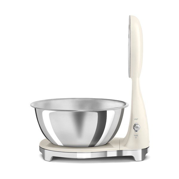 Bilancia da cucina digitale color crema in plastica – SMEG-image-2