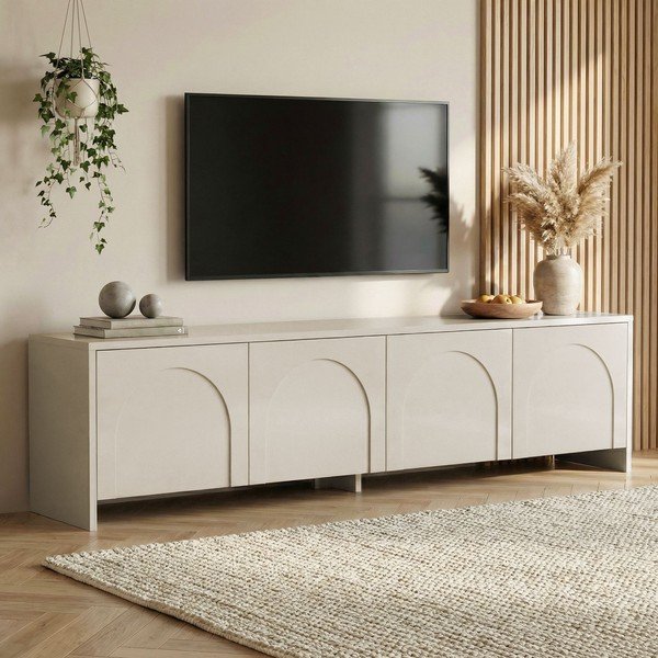 Mobile TV color crema 180x45x32 cm Aurelia – Kalune Design-image-1