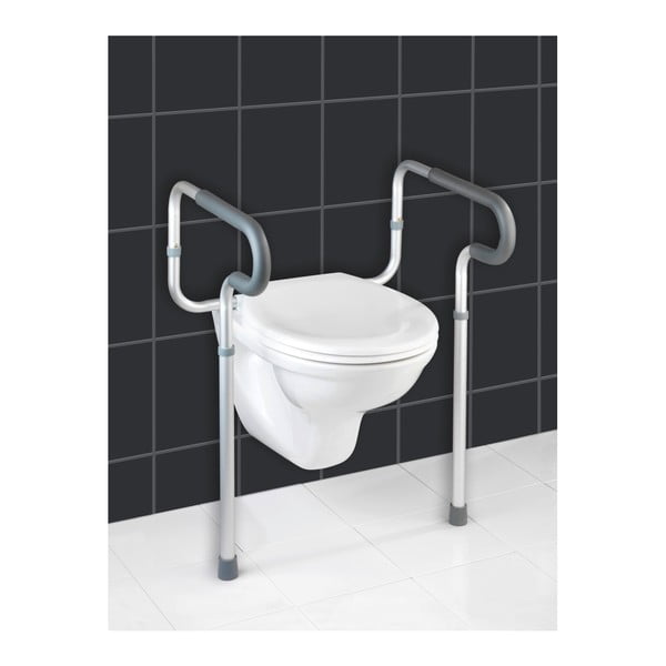 Corrimano di sicurezza per toilette ad altezza regolabile Secura - Wenko-image-1