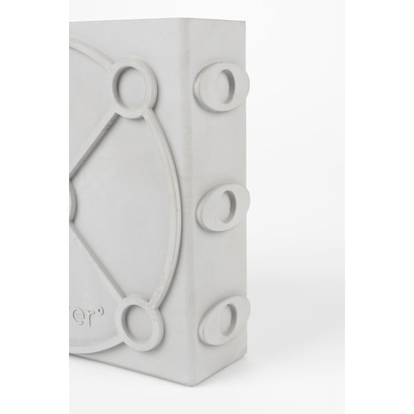 Vaso in cemento grigio chiaro Graphic - Zuiver-image-3