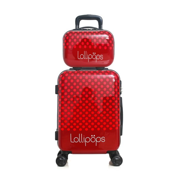 Lollipops Penny Rosso Set di valigie e valigette a 4 ruote - LOLLIPOPS-image-1