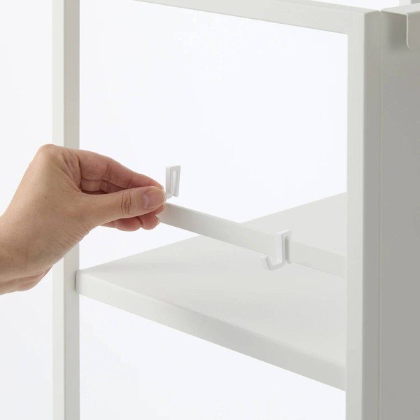 Carrello portaoggetti bianco in metallo 42x84,5x32 cm Tower – YAMAZAKI-image-4