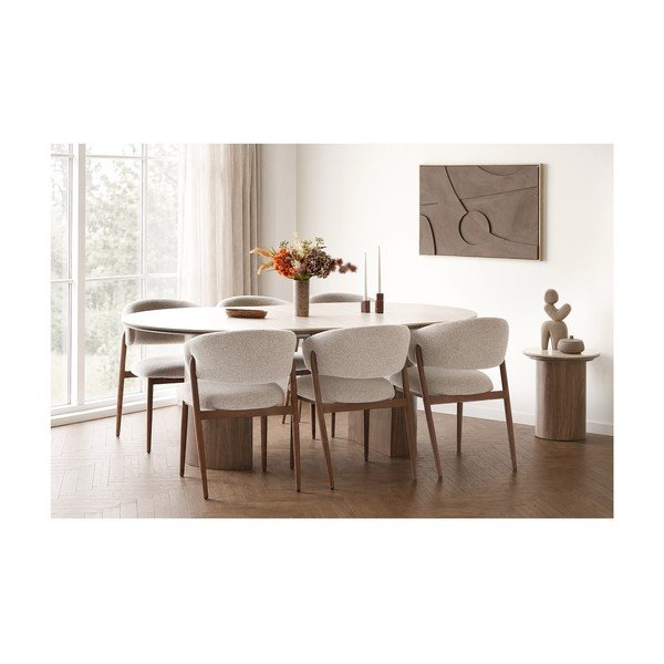 Tavolino rotondo con piano in ceramica ø 45 cm Delphi – House Nordic-image-2