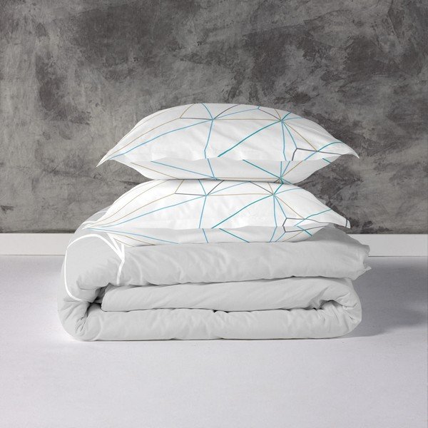 Copripiumino in cotone Cuore, 200 x 200 cm - Blanc-image-3
