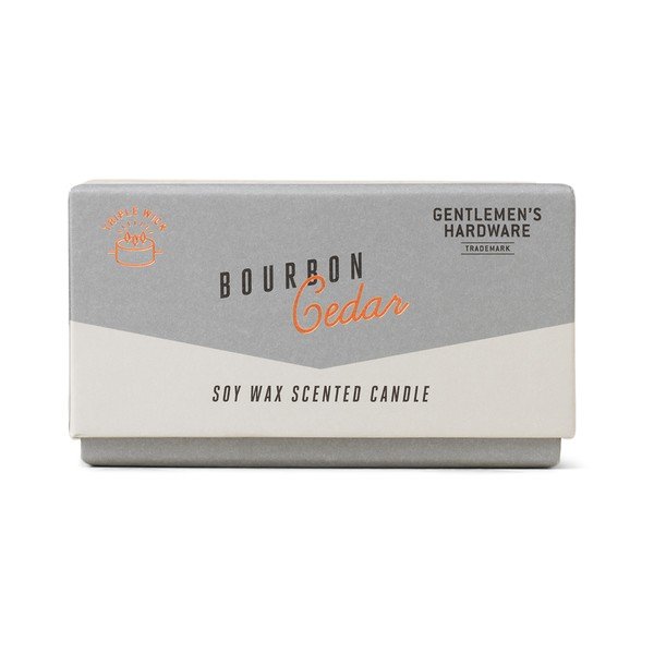 Candela di soia profumata tempo di combustione 40 h Bourbon Cedar - Gentlemen's Hardware-image-1