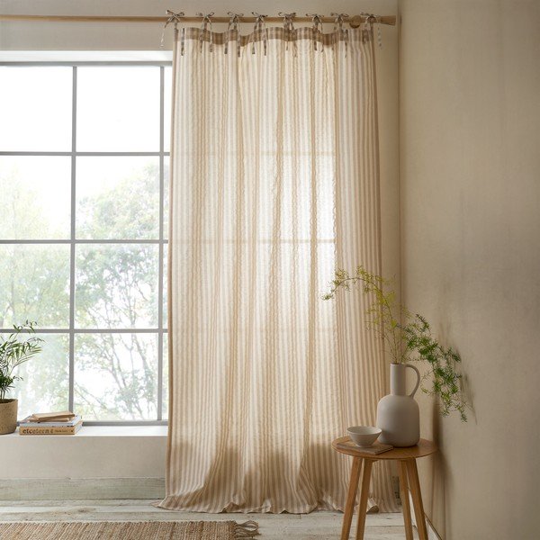 Tenda beige 140x229 cm Zanzibar Woven Stripe – Pineapple Elephant-image-1