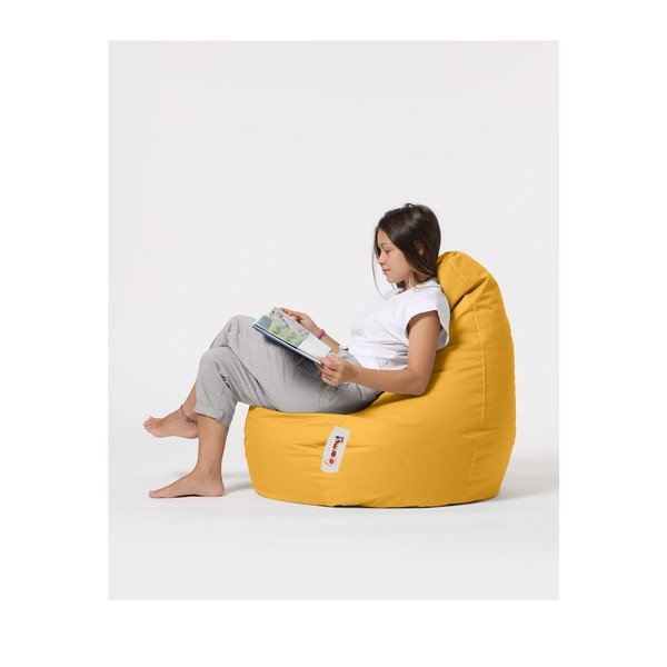 Borsa gialla per sedersi Drop - Floriane Garden-image-3