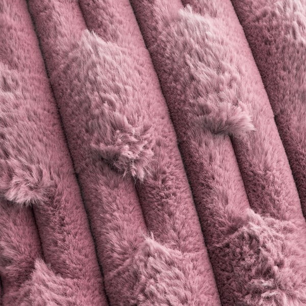 Cuscino decorativo in micropile 50x50 cm Carved Fur – Bianca-image-1