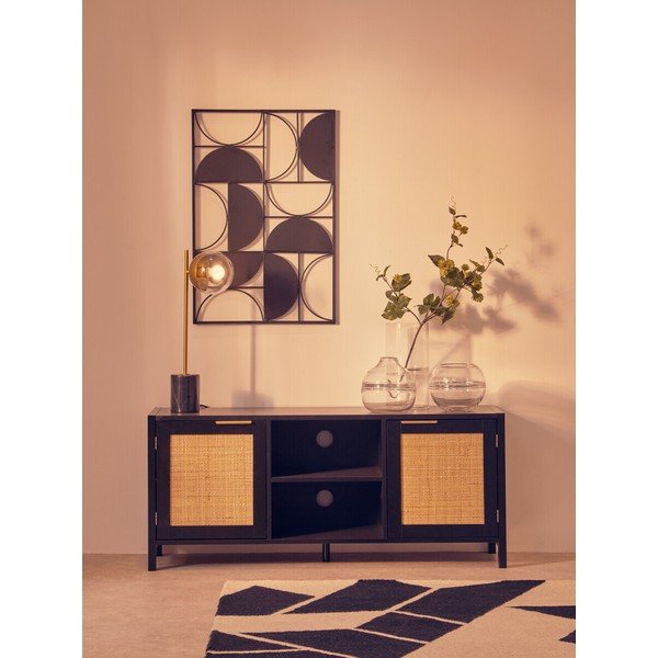 Mobile TV nero 120x52x38 cm Sherman – Premier Housewares-image-1