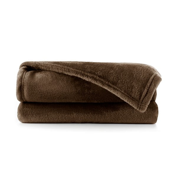 Coperta in microfibra marrone, 200 x 220 cm Mic - DecoKing-image-2