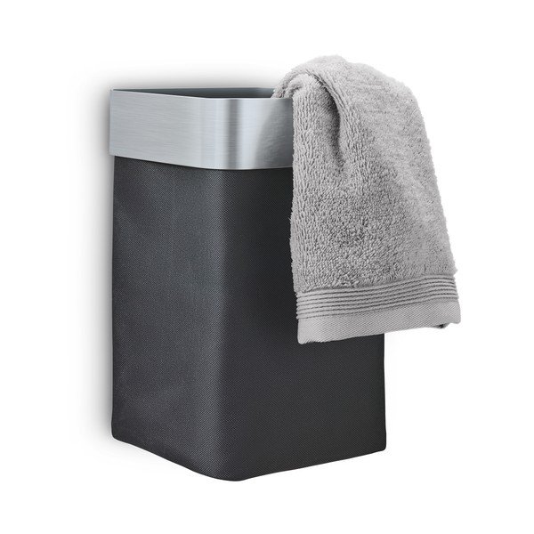 Cestino per asciugamani grigio Nexio - Blomus-image-1