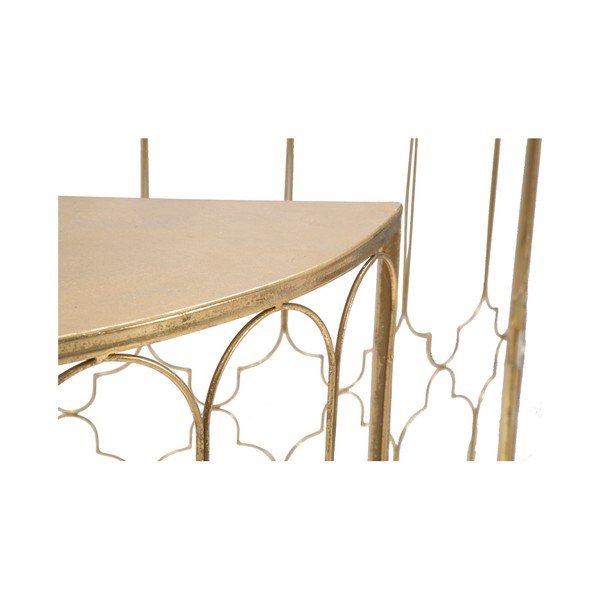 Set di 2 consolle con design Balconette dorato - Mauro Ferretti-image-3