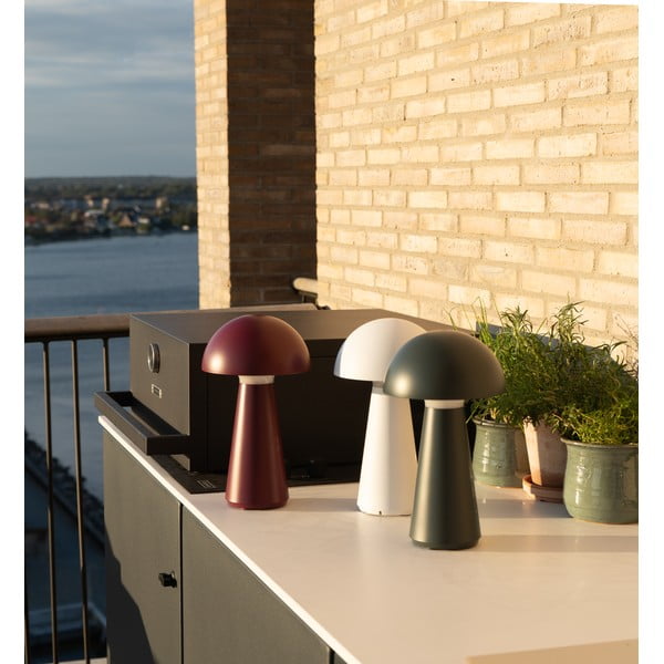 Lampada da tavolo LED viola con telecomando (altezza totale 28 cm) Sam – Sirius-image-2