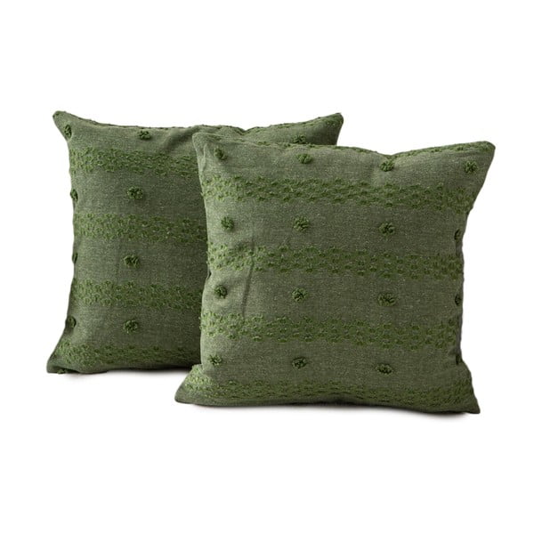 Federe decorative in set 2 pz 43x43 cm Tuffet – Mioli Decor
