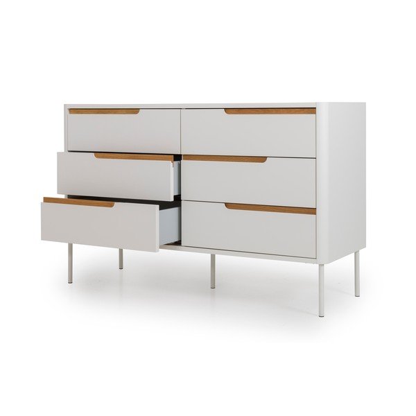 Cassettiera bianca , 130 x 83 cm Switch - Tenzo-image-2