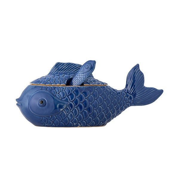Zuppiera blu in gres Hiro – Bloomingville