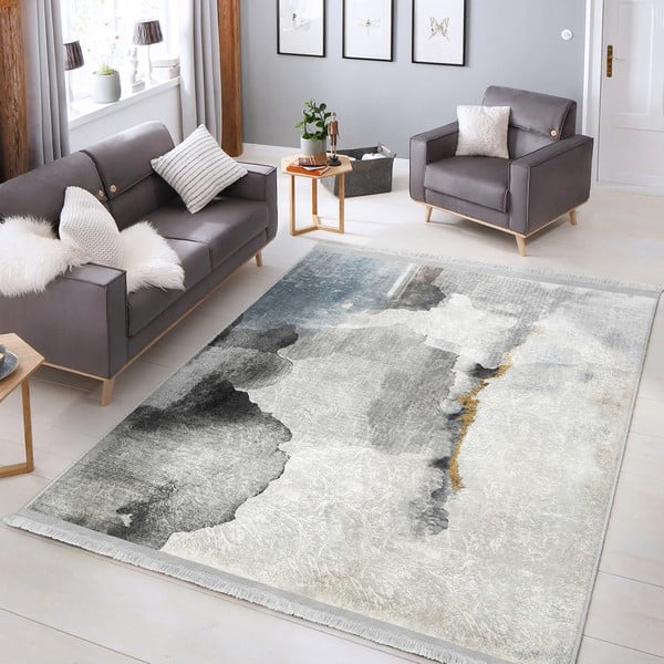 Tappeto grigio 160x230 cm - Mila Home-image-1