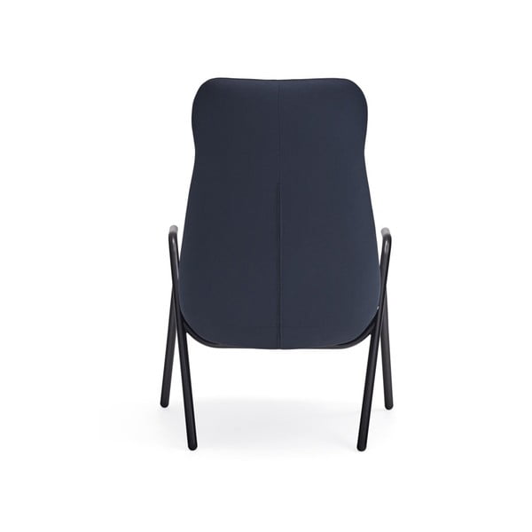 Poltrona blu scuro, altezza 114 cm Dins - Teulat-image-4