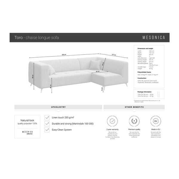 Divano angolare rosa , angolo destro Toro - MESONICA-image-4