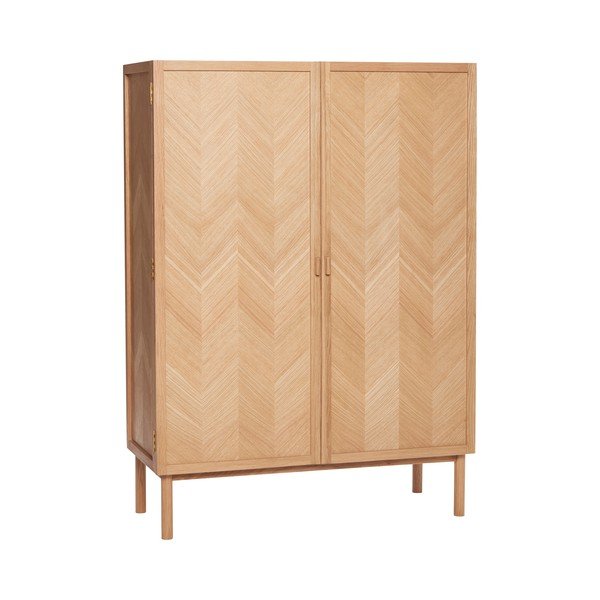 Armadio in rovere 100x140 cm Herringbone - Hübsch