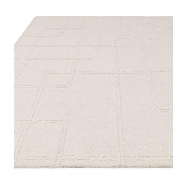 Tappeto in lana tessuta a mano color crema 120x170 cm Ada - Asiatic Carpets-image-3