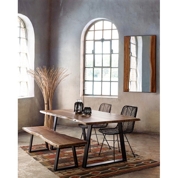 Panchina di colore naturale in legno massiccio Artur – Bizzotto-image-1