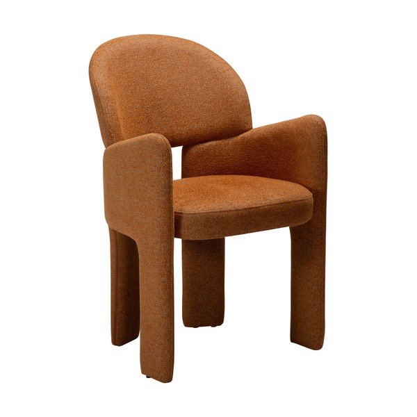 Sedia da pranzo arancione con braccioli Aole – DAN-FORM Denmark