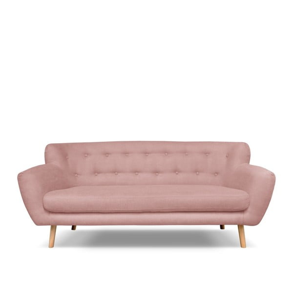 Divano rosa chiaro Cosmopolitan design , 192 cm London - Cosmopolitan Design