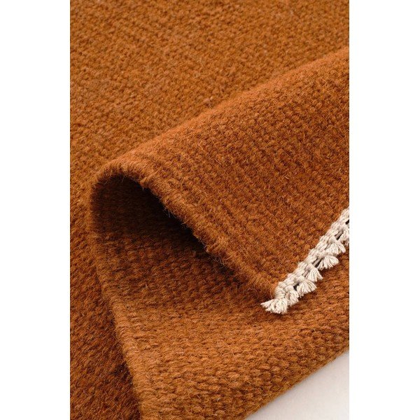 Tappeto color senape in misto lana tessuto a mano 200x300 cm Row – Jotex-image-3