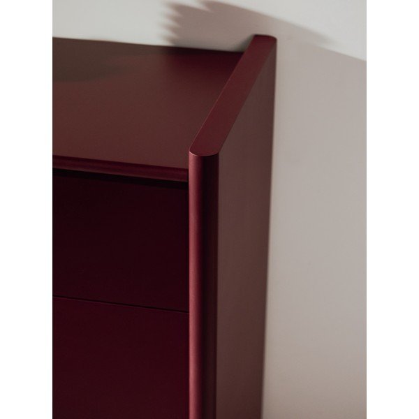 Credenza burgundy 160x91x46 cm Rali – noo.ma-image-2