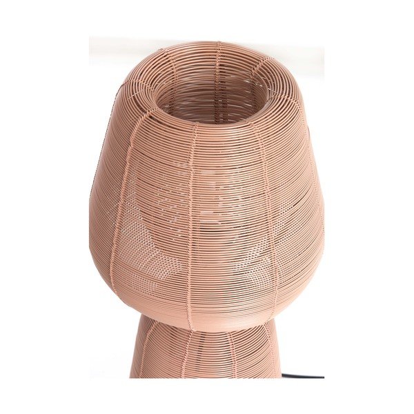 Lampada da tavolo rosso chiaro (altezza 42 cm) Aboso - Light & Living-image-3