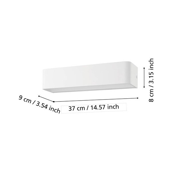 Lampada da parete LED bianca SANIA 4 – EGLO-image-2