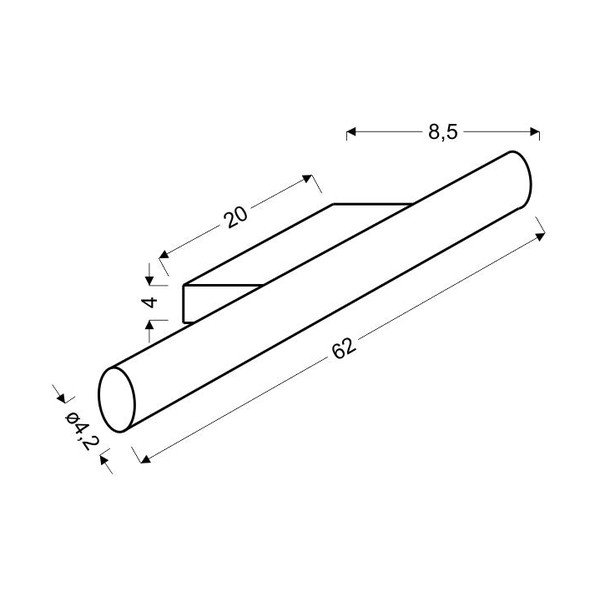 Lampada da parete a LED bianca Universe - Candellux Lighting-image-2