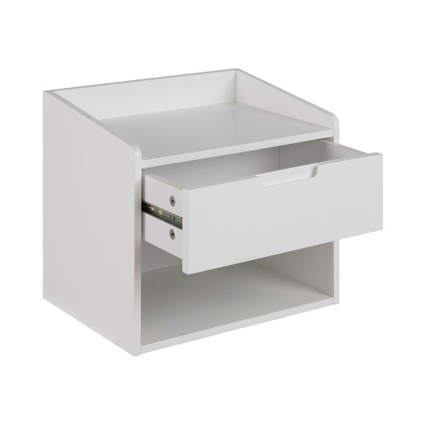 Comodino bianco con 1 cassetto Dimeo - Actona-image-1