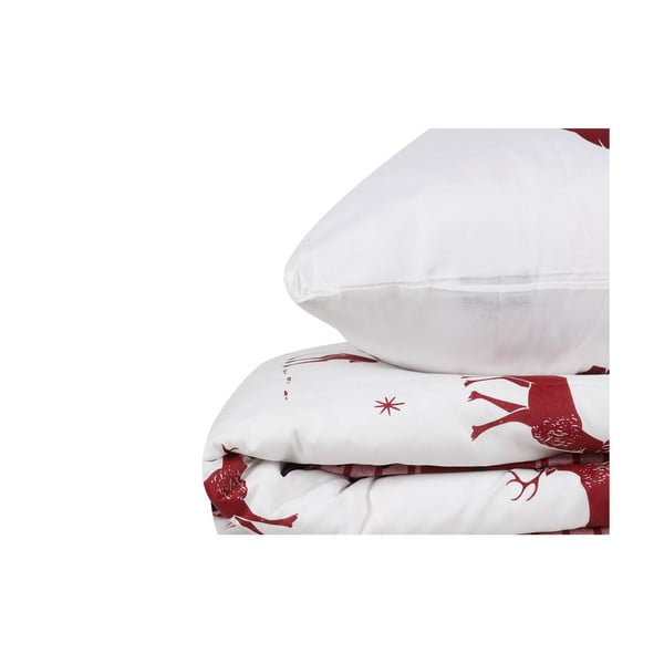 Lenzuolo in misto cotone per letto matrimoniale Claret Red, 200 x 220 cm Geyik - Mijolnir-image-4