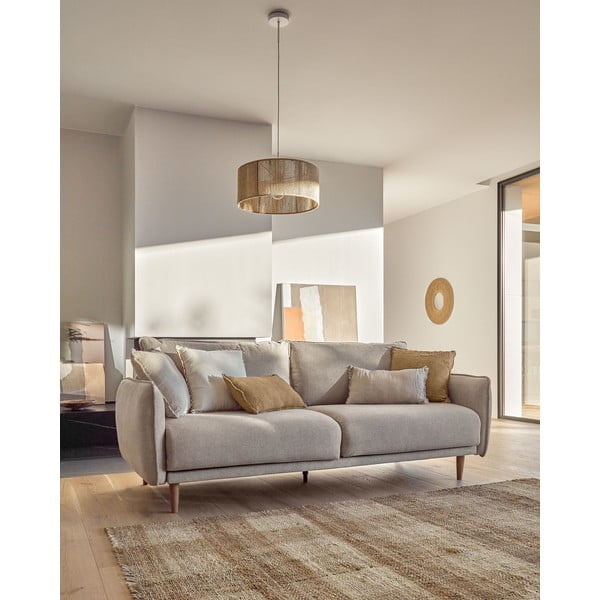 Divano grigio 210 cm Carlota - Kave Home-image-4