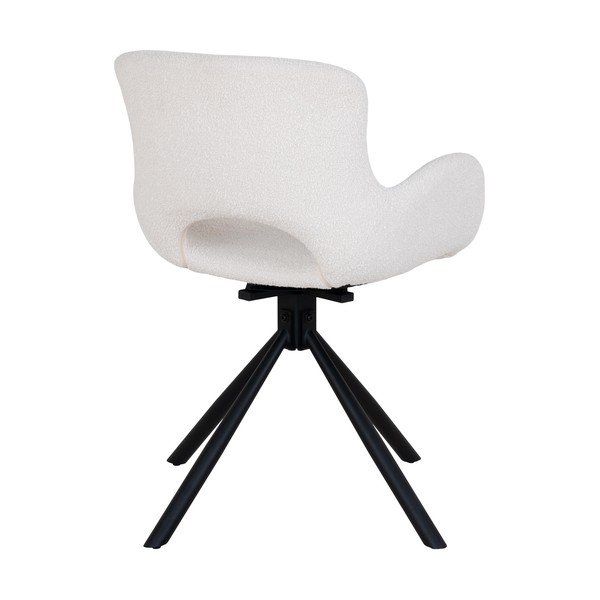 Set di sedie da pranzo bianca in imbottito con braccioli 2 pz Amorim – House Nordic-image-3