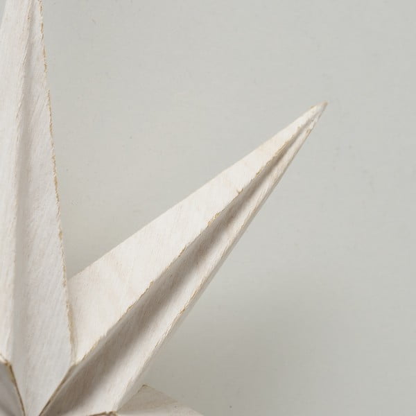 Decorazione natalizia in carta bianca da appendere a forma di stella , ø 20 cm Kassia - Boltze-image-2