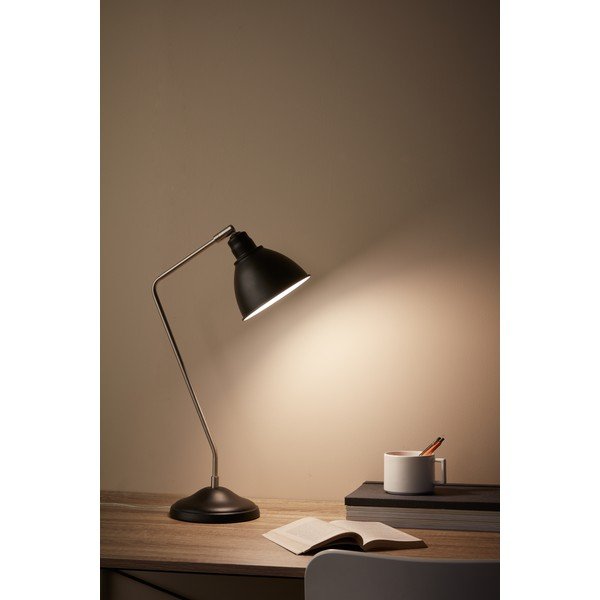 Lampada da tavolo nera con dettagli in argento Costa - Markslöjd-image-1
