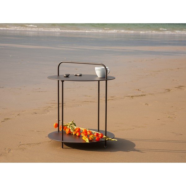 Tavolo rotondo da giardino in metallo ø 45 cm Plip - Ezeis-image-3