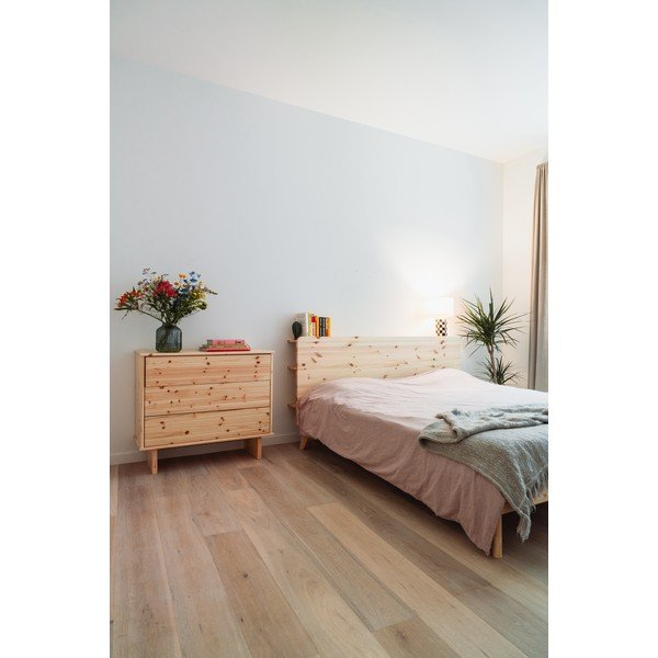 Letto matrimoniale in legno di pino con griglia 140x200 cm Retreat - Karup Design-image-4