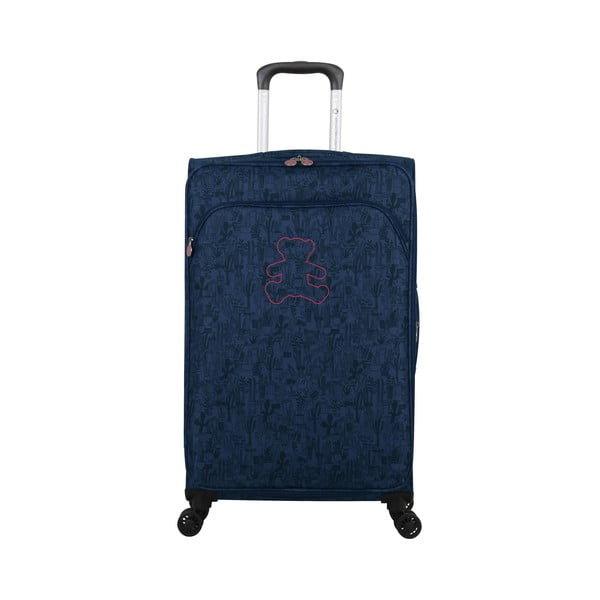 Lulucastagnette Orsacchiotto blu, bagaglio a 4 ruote, 71 l - LULUCASTAGNETTE