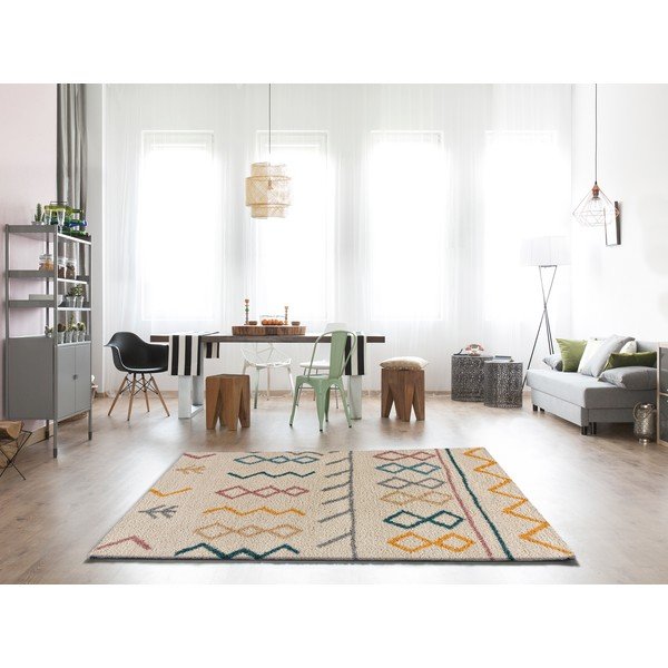 Tappeto beige , 80 x 150 cm Ulai - Universal-image-1